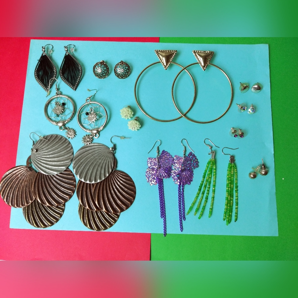 Earrings Assortment Bundle Of 12